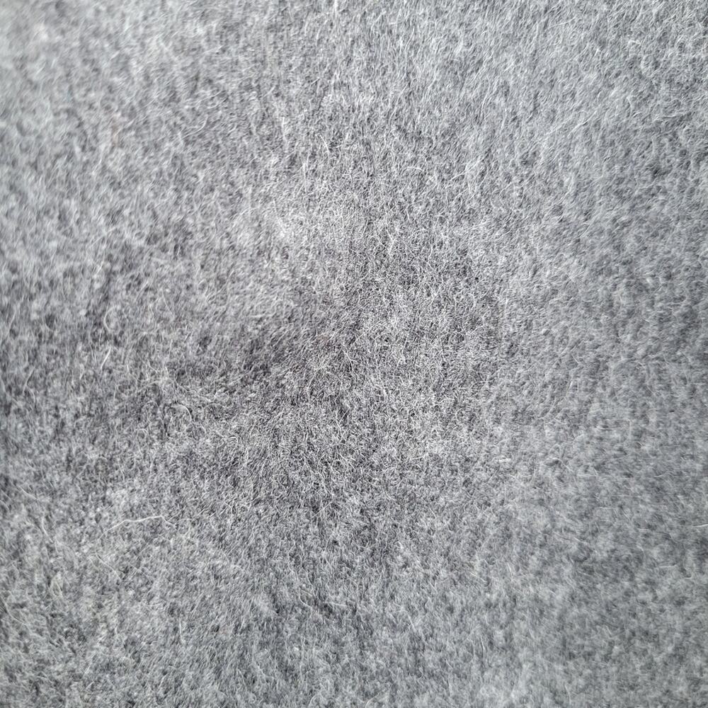 Open Front Baby Alpaca Ruana One Size Grey - Picture 7 of 7